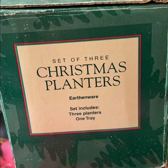 Earthenware Christmas planters - Picture 6 of 6